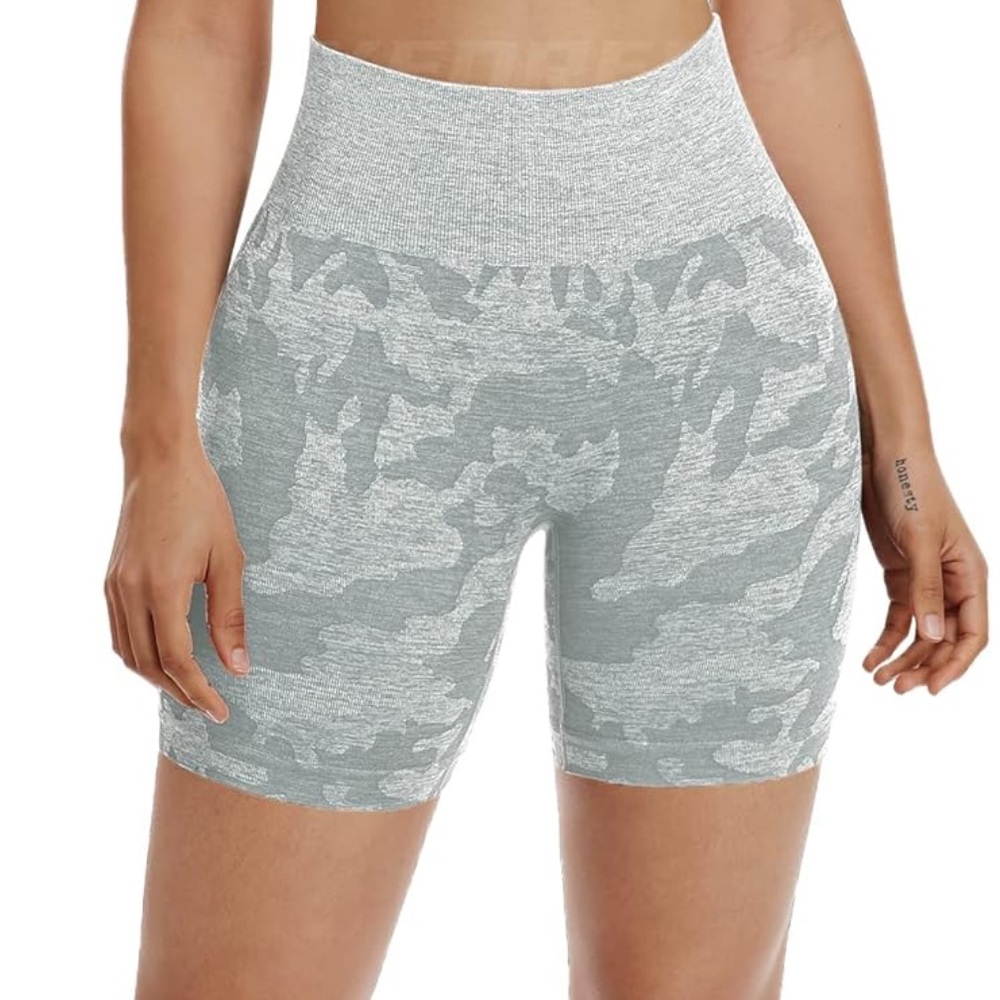 Women's Gray Camo Shorts